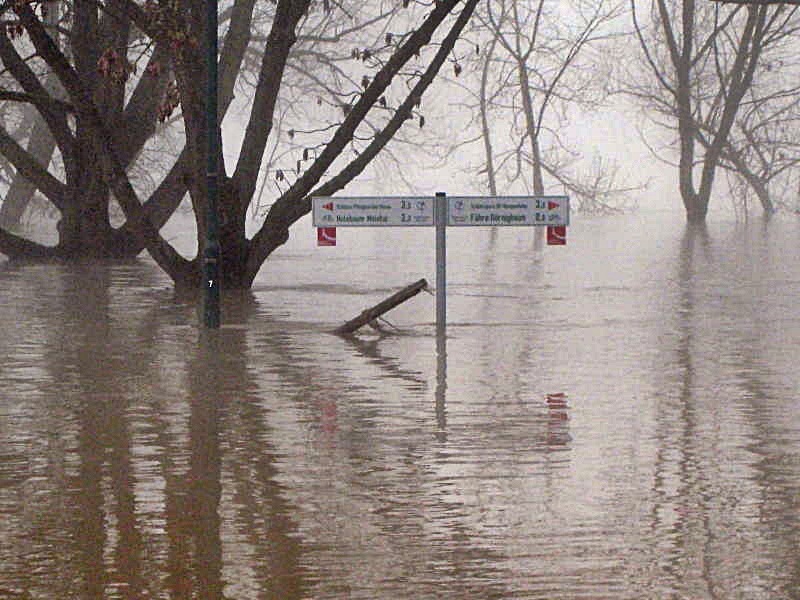 hochwasser schild