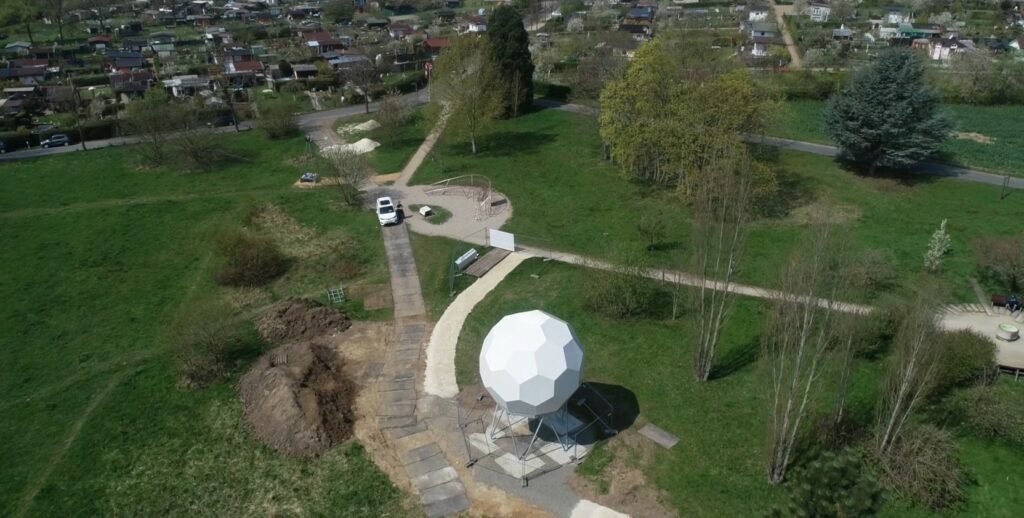 Das Radom im Wetterpark Offenbach