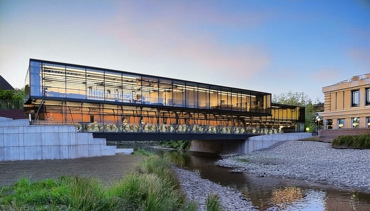 Bibliotheksbrücke Neue Mitte